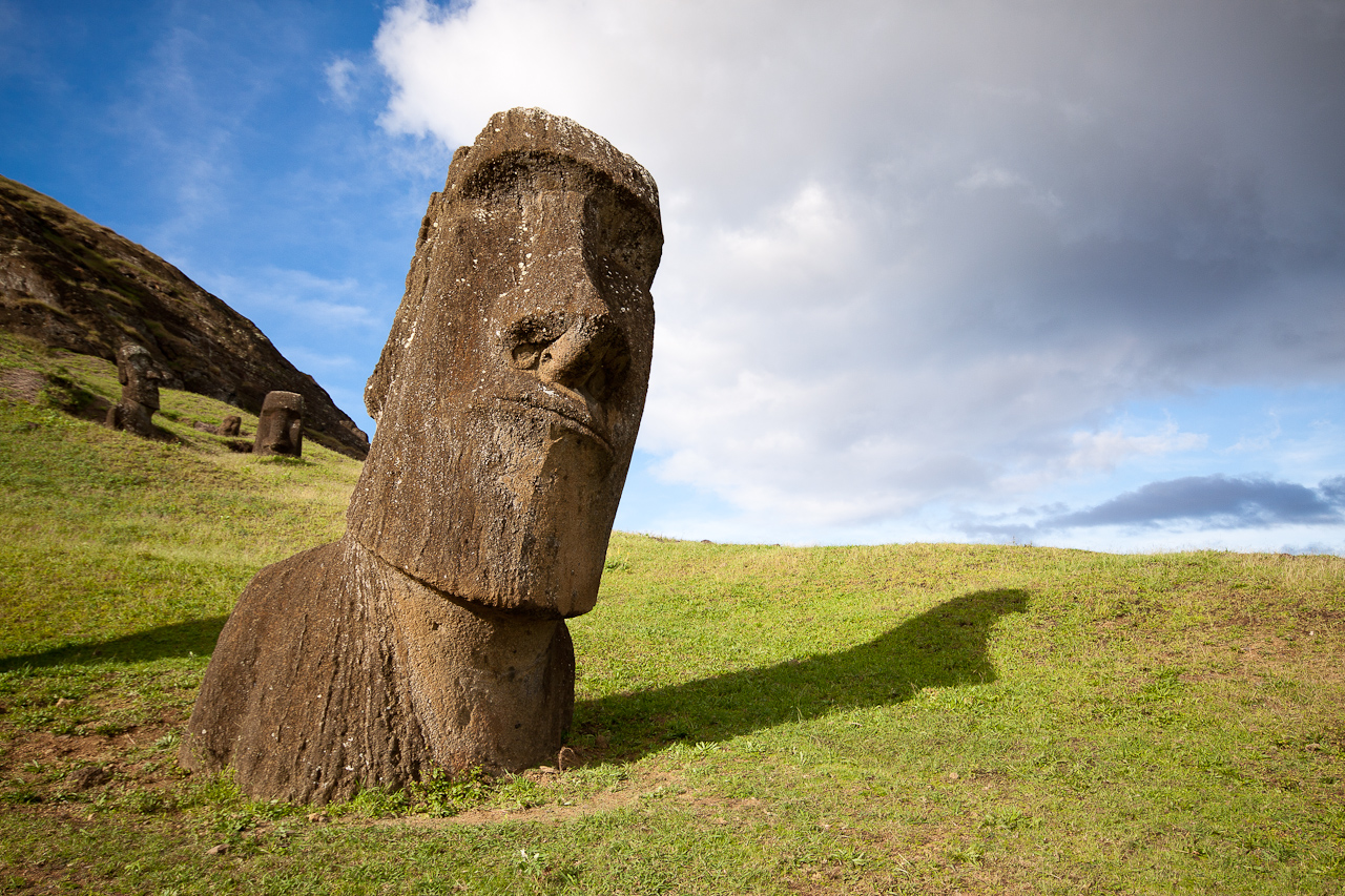 Moai statue